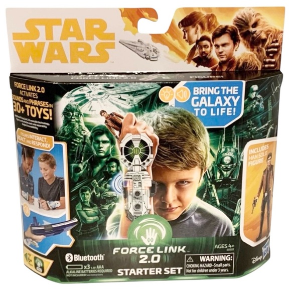 Star Wars Force Link 2.0 Han Solo Action Figure And Accessories Toy Disney New - Picture 1 of 5